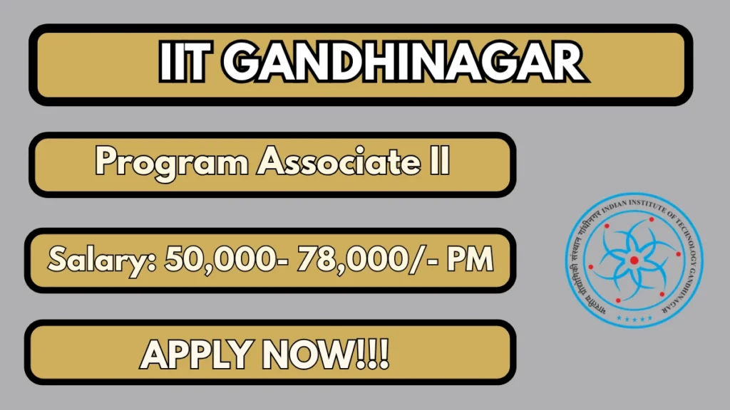 IIT Gandhinagar Program Associate II Recruitment 2026