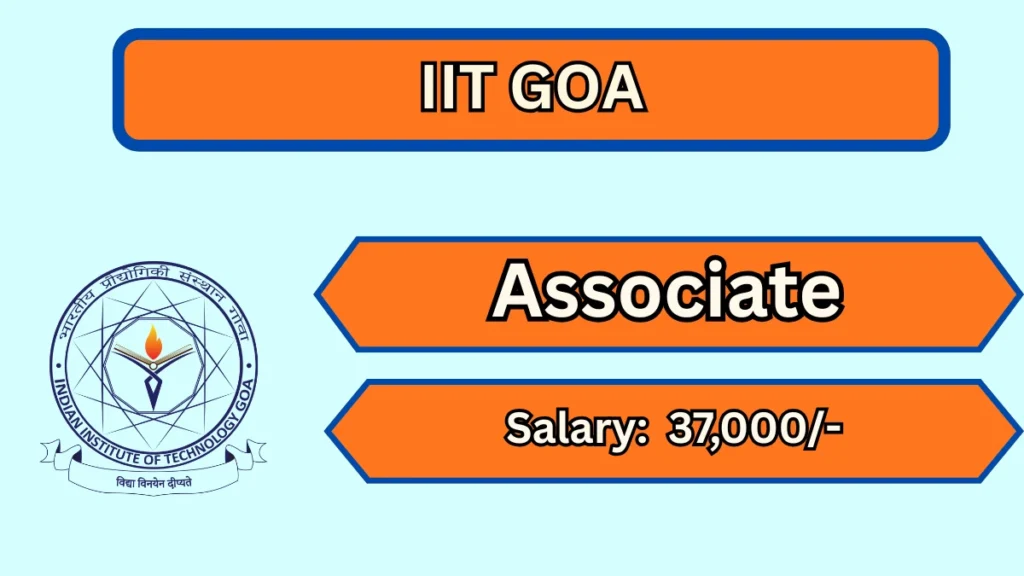 IIT Goa Junior Research Fellow Recruitment 2026