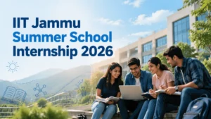 IIT Jammu Summer School Internship 2026: Apply Online for Summer Internship & Training Program