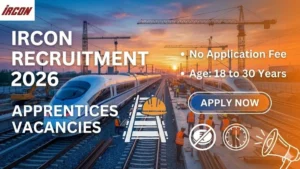 IRCON Apprentices Recruitment 2026 – Apply Online for 26 Posts