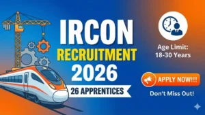 IRCON Apprentices Recruitment 2026 Out – Apply Online 26 Posts
