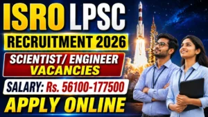 ISRO LPSC Scientist/ Engineer Recruitment 2026