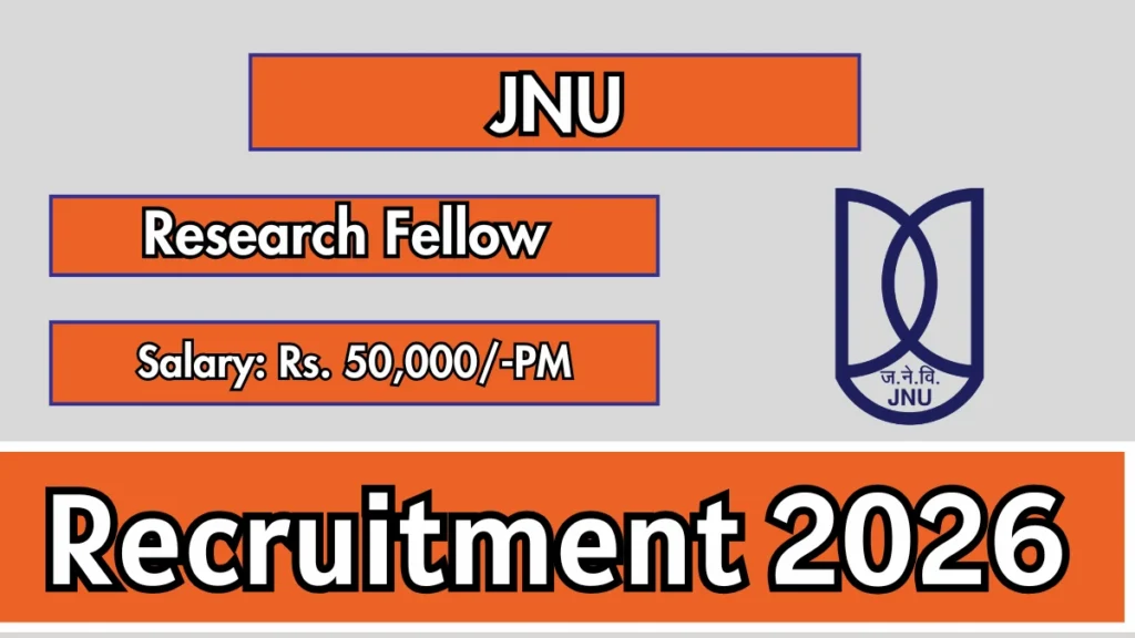 JNU Research Fellow Recruitment 2026