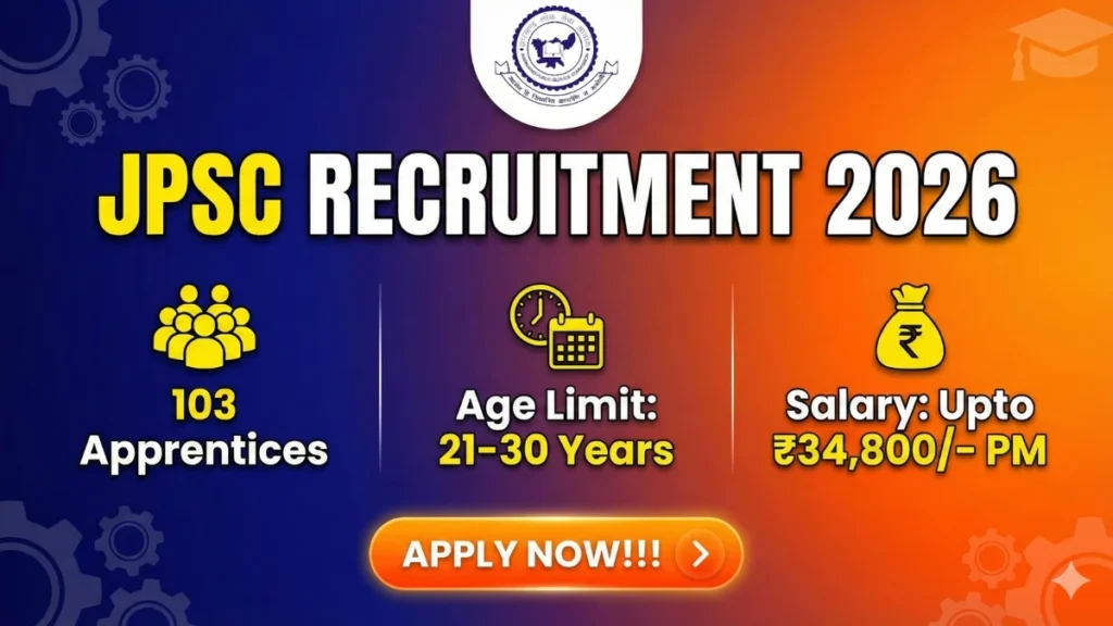 JPSC Combined Civil Services Examination Recruitment 2026 Out