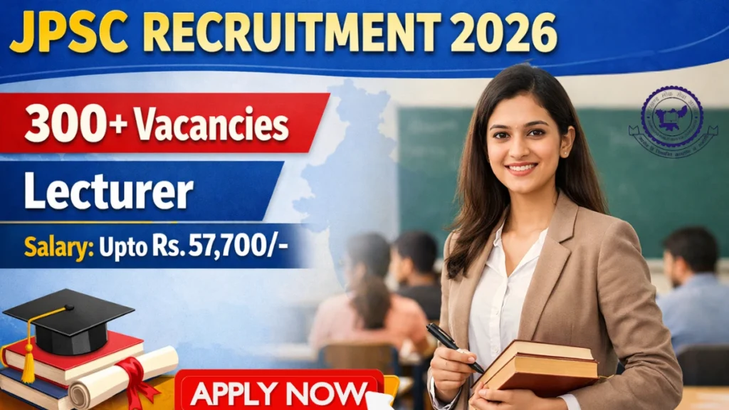 JPSC Lecturer Recruitment 2026 – Apply Online for 349 Posts