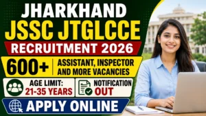 Jharkhand JSSC JTGLCCE Recruitment 2026