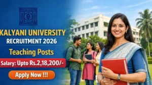 Kalyani University Teaching Recruitment 2026