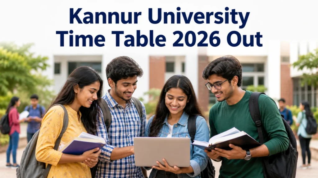 Kannur University Time Table 2026 OUT