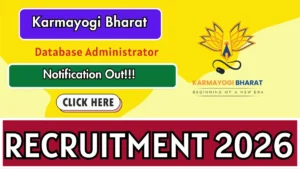 Karmayogi Bharat Database Administrator Recruitment 2026