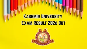 Kashmir University Exam Result 2026 Out
