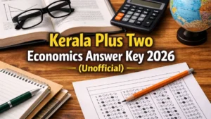 Kerala Plus Two Economics Answer Key 2026 (Unofficial)