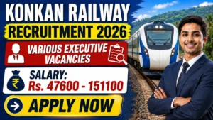 Konkan Railway Executive Recruitment 2026 Notification Out