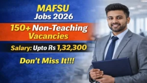 MAFSU Non-Teaching Recruitment 2026 Notification PDF