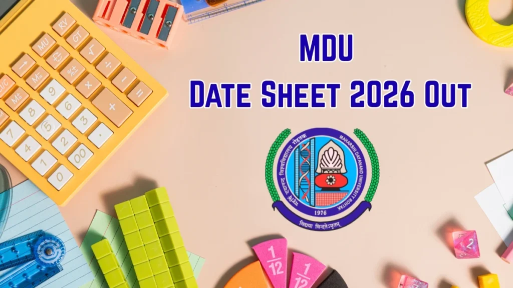 MDU Date Sheet 2026 Out