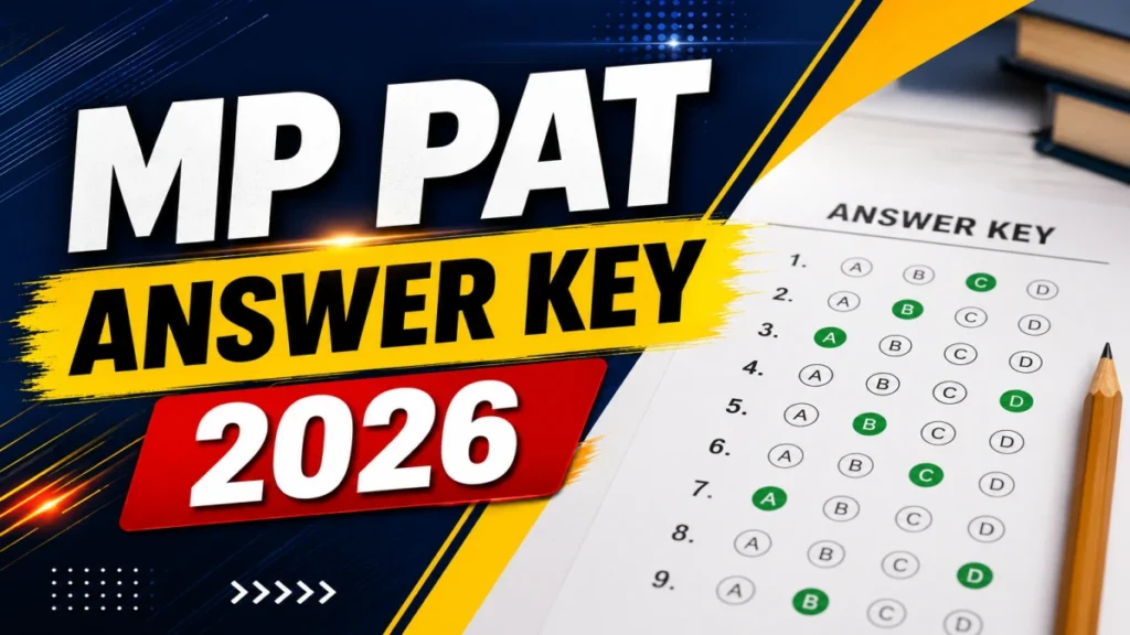 MP PAT Answer Key 2026 Out