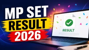 MP SET Result 2026 OUT (Direct Link)