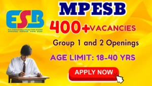 MPESB Group 1 and 2 Recruitment 2026