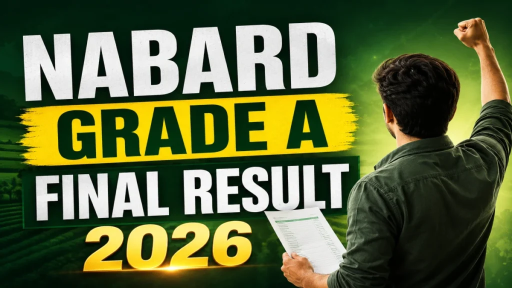 NABARD Grade A Final Result 2026 OUT (Direct Link)