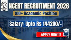 NCERT Assistant Professor Recruitment 2026 – Apply Online for 117 Posts