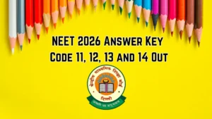 NEET 2026 Answer Key Code 11, 12, 13 & 14 Out
