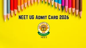 NEET UG Admit Card 2026 Out