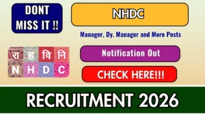 NHDC Recruitment 2026 – Apply Online for Manager, Dy. Manager and More Posts
