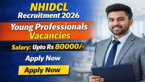 NHIDCL Young Professionals Recruitment 2026 Notification Out