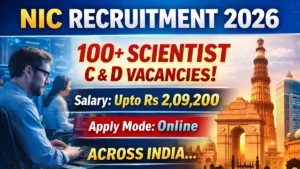 NIC Scientist Recruitment 2026 Out – Apply Online 153 Posts
