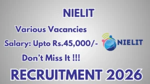 NIELIT Recruitment 2026 – Walk in for Associate Faculty, Technical Assistant and More Posts