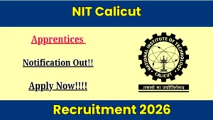 NIT Calicut Apprentices Recruitment 2026 Out – Apply Online 50 Posts