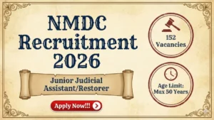 NMDC Recruitment 2026 Out – Apply Online 22 Overman, Assistant Colliery Engineer and More Posts