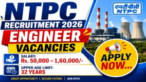 NTPC Engineer Recruitment 2026 Notification Out