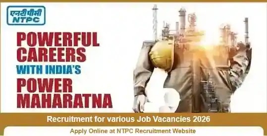 NTPC Various Job Vacancy Recruitment 2026