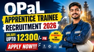OPaL Apprentice Trainee Recruitment 2026 Notification PDF Out – Apply Online 80 Posts