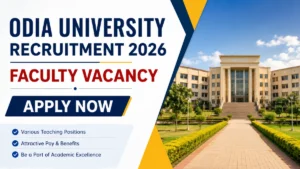 Odia University Faculty Recruitment 2026
