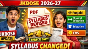 Only 4 Subjects Changed, Classes 9 & 10 Unchanged