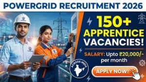 POWERGRID Apprentices Recruitment 2026 – Apply Online for 188 Posts