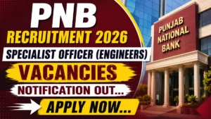 Punjab National Bank SO Recruitment 2026 Apply Online for 30 Engineer Posts