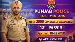 Punjab Police Constable Recruitment 2026 Online Form
