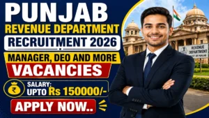 Punjab Revenue Department Recruitment 2026