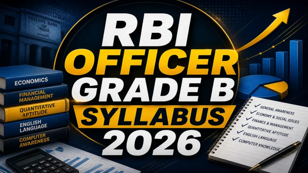 RBI Officer Grade B Syllabus 2026