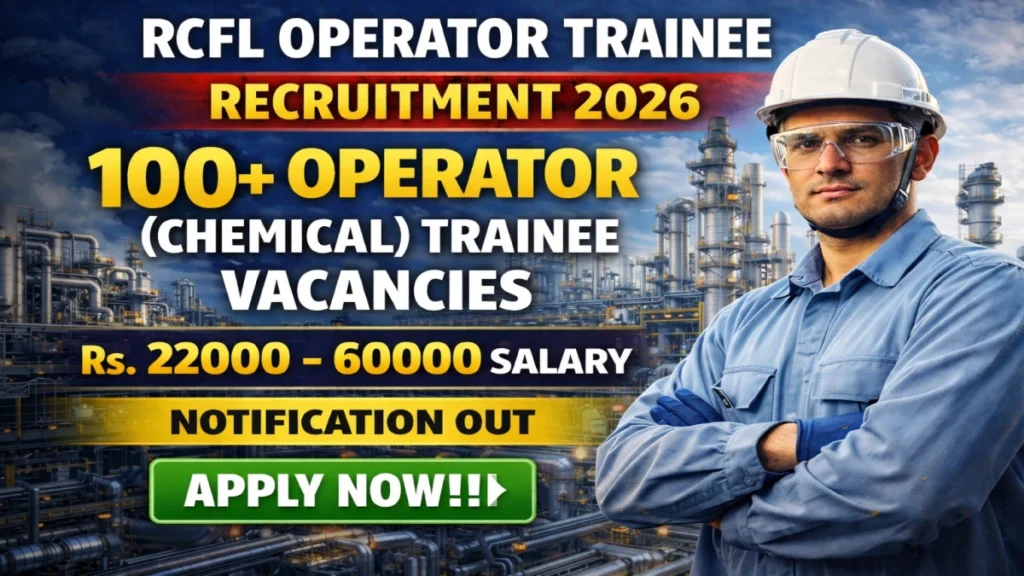 RCFL Operator Trainee Recruitment 2026