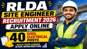 RLDA Site Engineer Recruitment 2026: Apply Online for 40 Civil & Electrical Posts @ rlda.indianrailways.gov.in