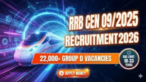 RRB Group D Recruitment 2026 Out – Apply Online 22195 Posts