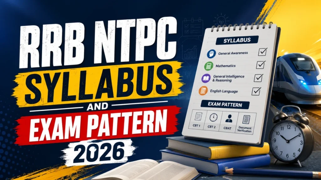 RRB NTPC Syllabus and Exam Pattern 2026: Check Detail for CBT 1 & CBT 2