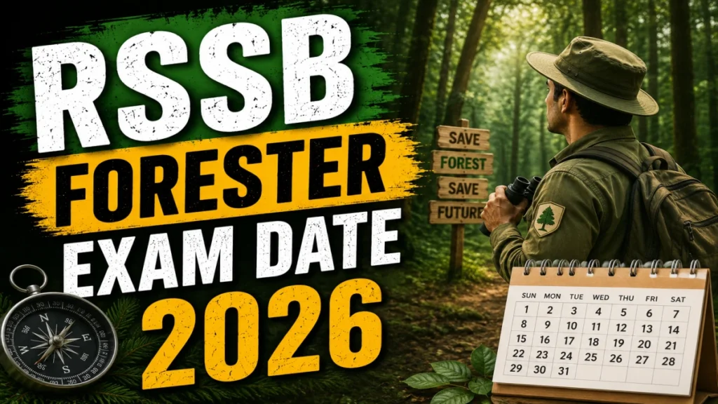 RSSB Forester Exam Date 2026 (Released)