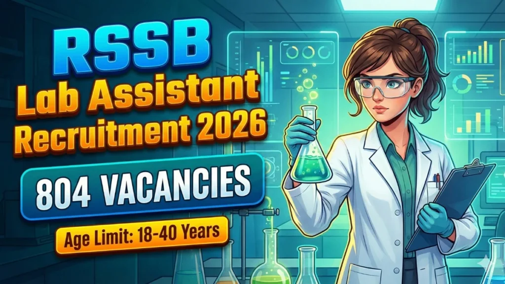 RSSB Lab Assistant Recruitment 2026 Out – Apply Online 804 Posts