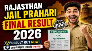 Rajasthan Jail Prahari Final Result 2026 OUT (Direct Link)