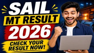 SAIL MT Result 2026 OUT (Direct Link)