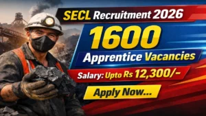 SECL Apprentice Recruitment 2026 Out – Apply Online 1600 Posts